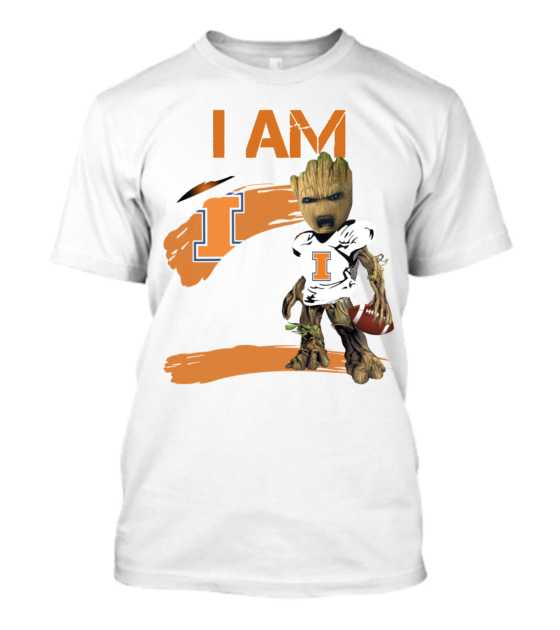 I Am Illinois Football Groot T-Shirt