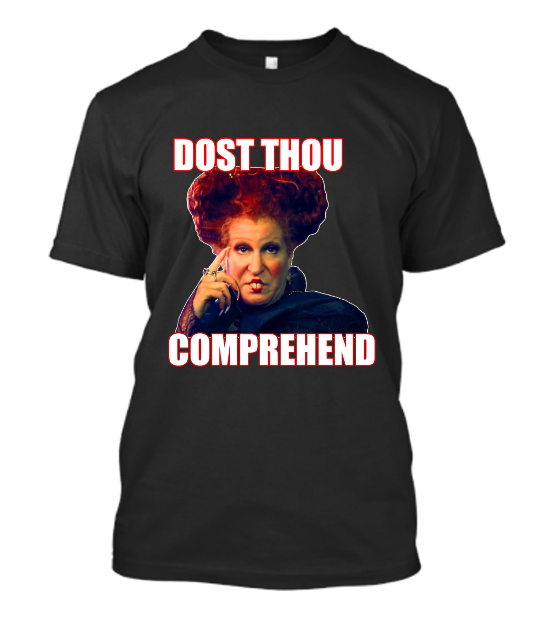 Hocus Pocus Dost Thou Comprehend Winifred Sanderson T-Shirt