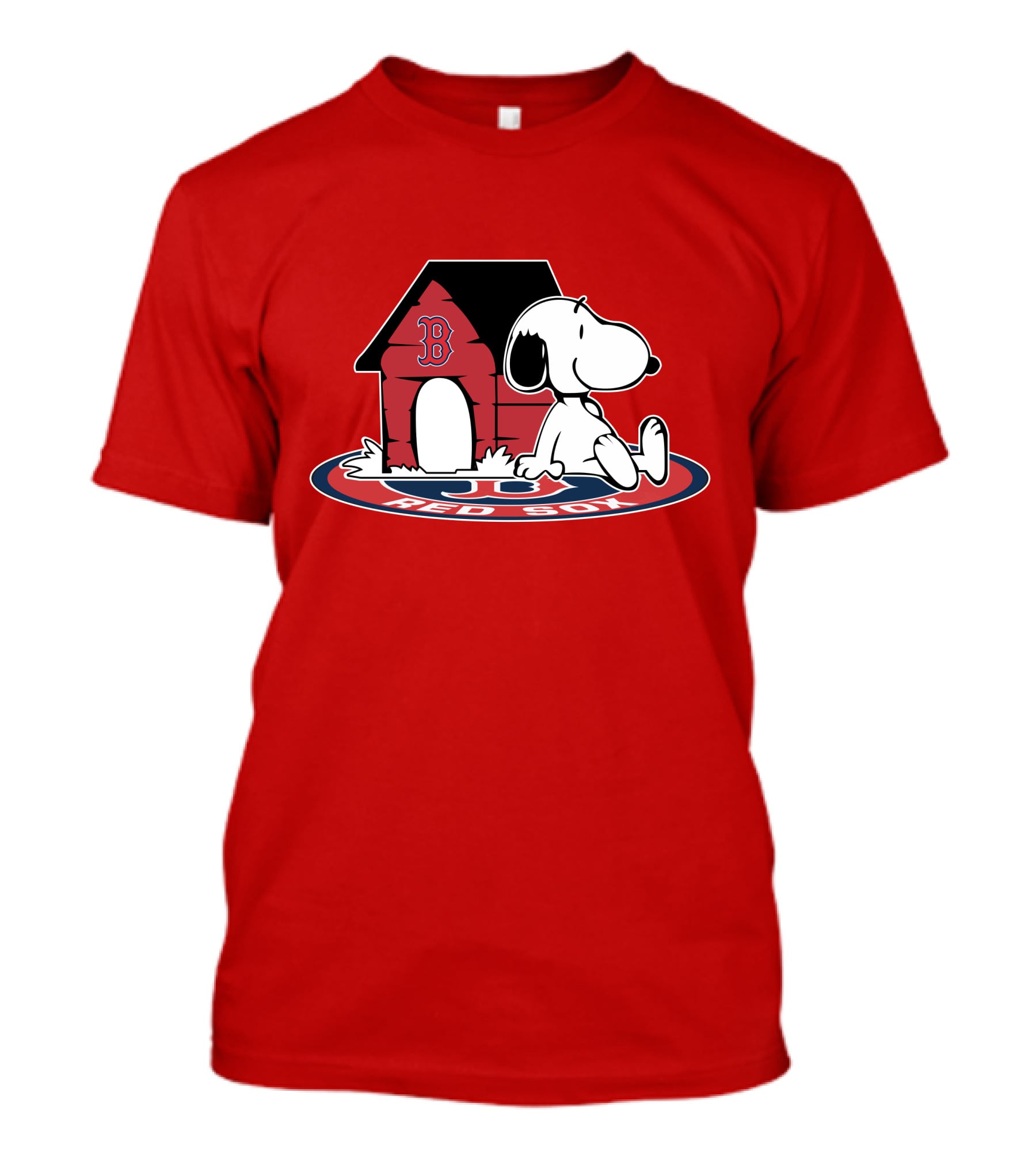 Snoopy Boston Red Sox Baseball Fan Forever T-Shirt