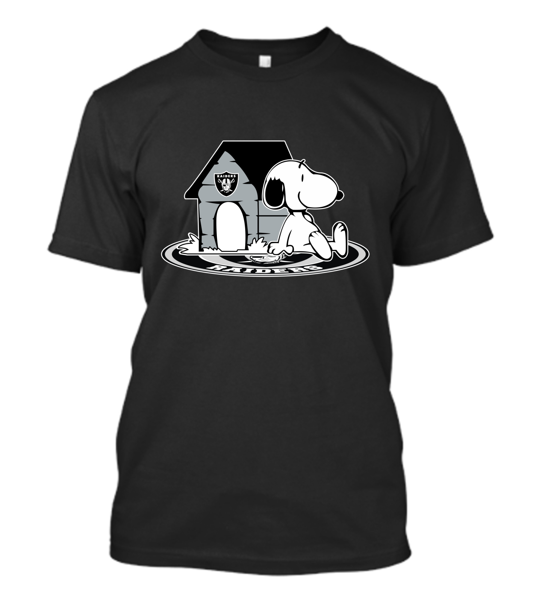 Las Vegas Raiders Snoopy Fan Now And Forever T-Shirt