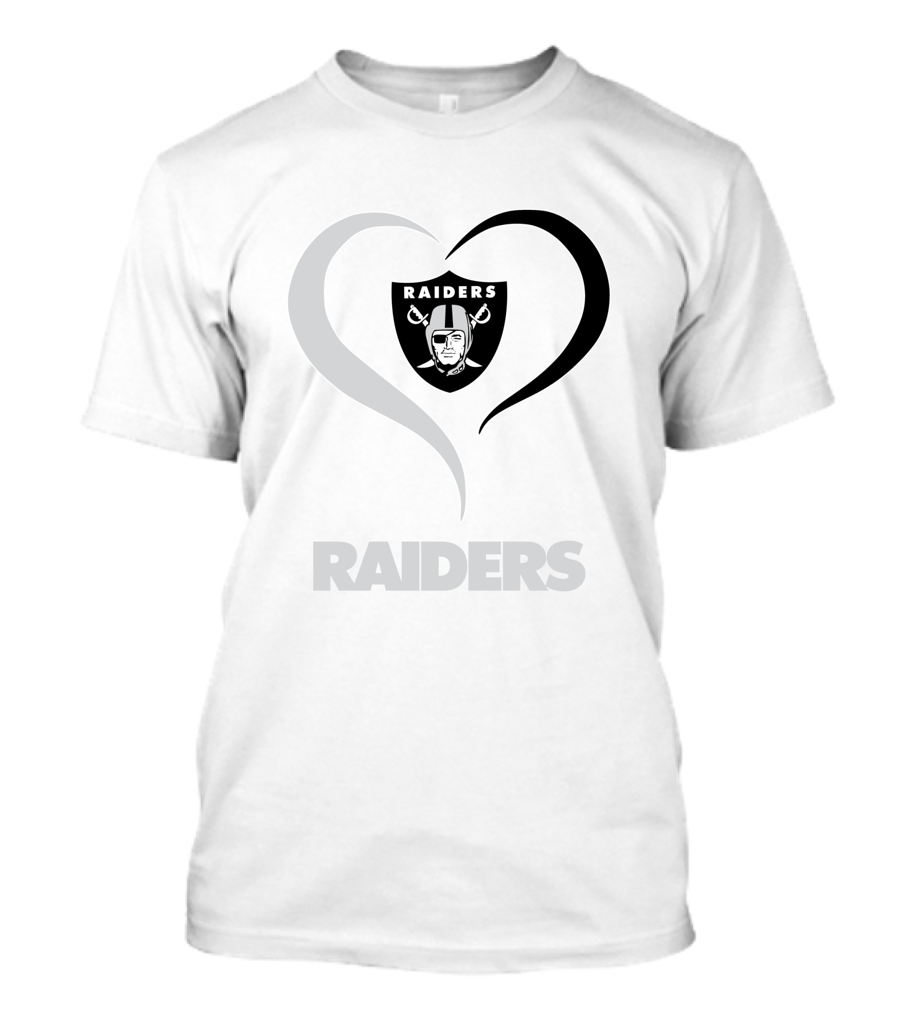 Raiders Heart Las Vegas Raiders T-Shirt