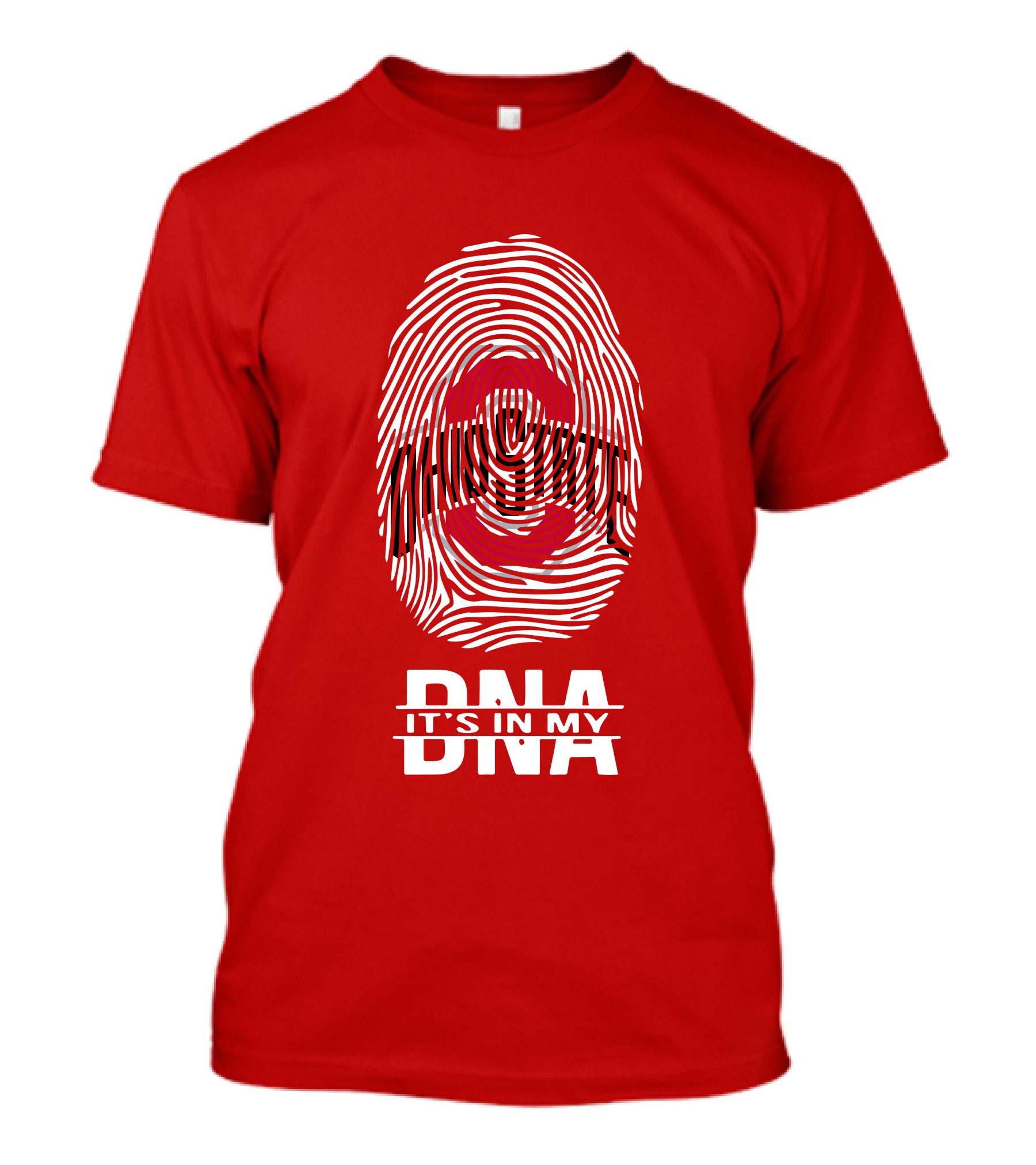 Ohio State Buckeyes Fingerprint It's In My DNA T-Shirt