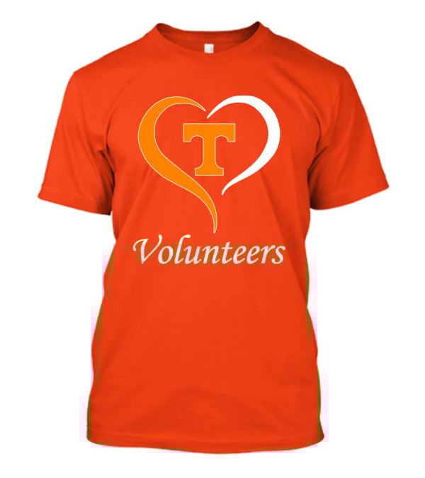 Heart T Tennessee Volunteers T-Shirt