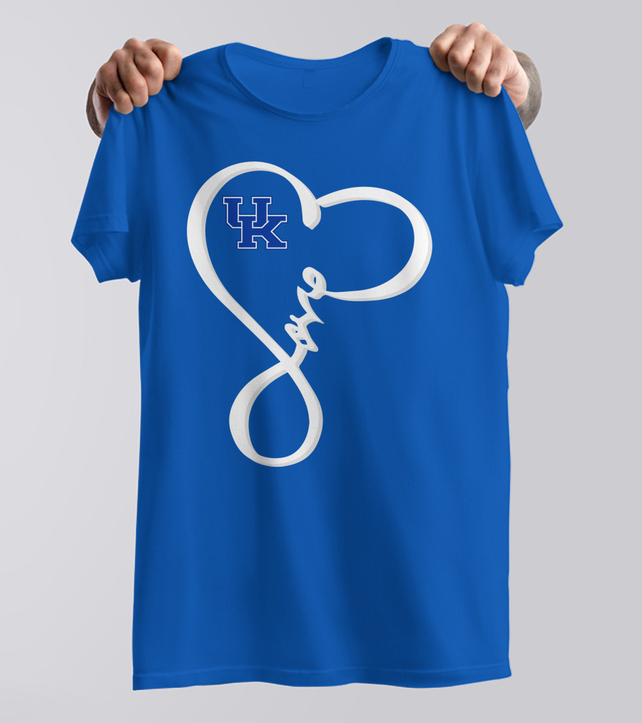 UK Wildcats Love Heart T-Shirt