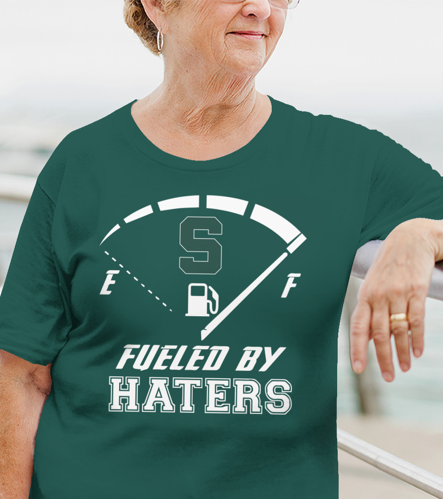Fueled By Haters Michigan State S Icon Fuel Gauge T-Shirt