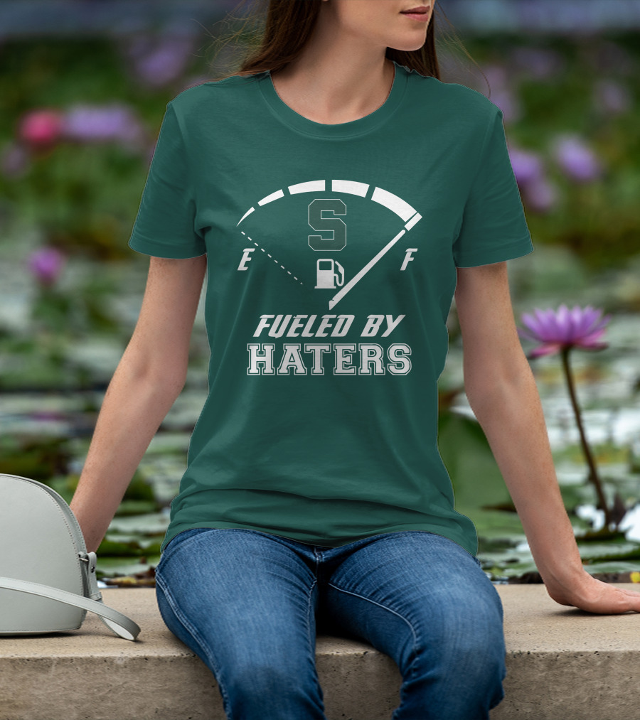 Fueled By Haters Michigan State S Icon Fuel Gauge T-Shirt