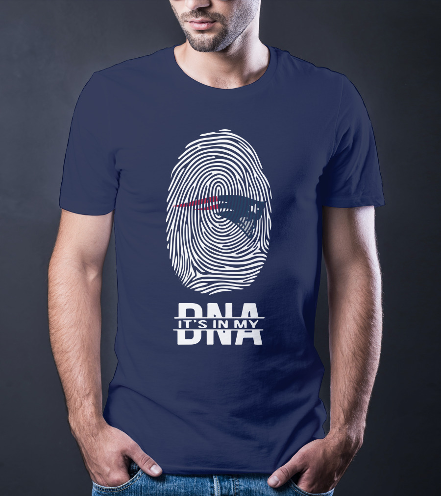 New England Patriots It's In My DNA Fingerprint T-Shirt