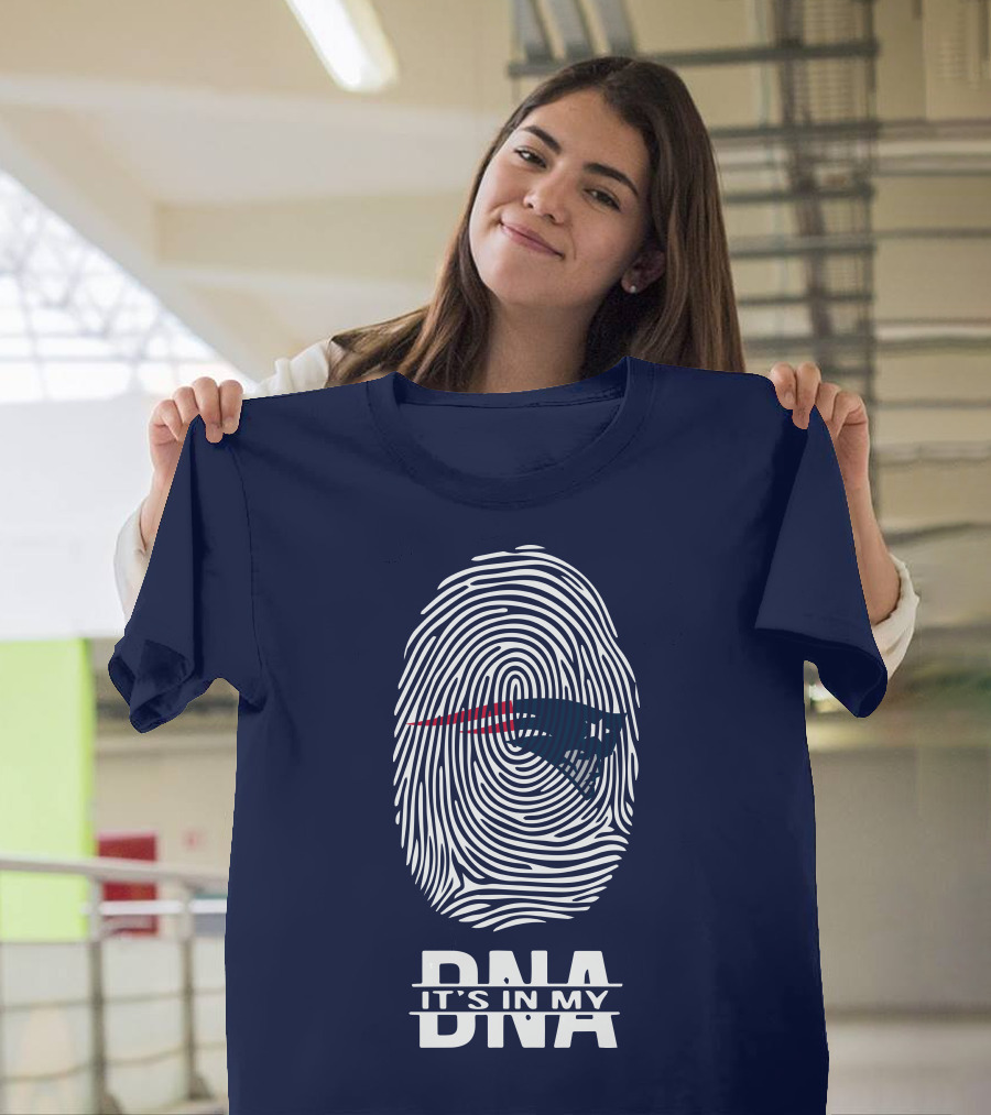 New England Patriots It's In My DNA Fingerprint T-Shirt