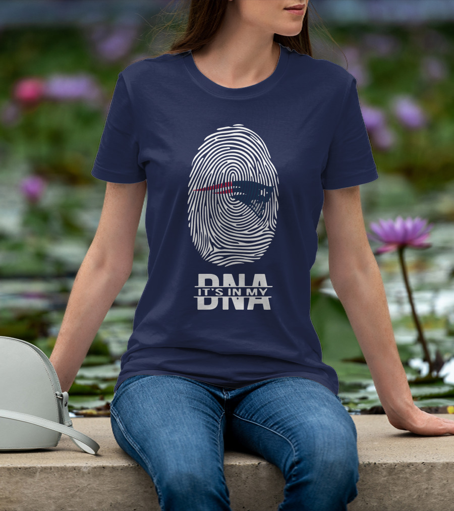 New England Patriots It's In My DNA Fingerprint T-Shirt