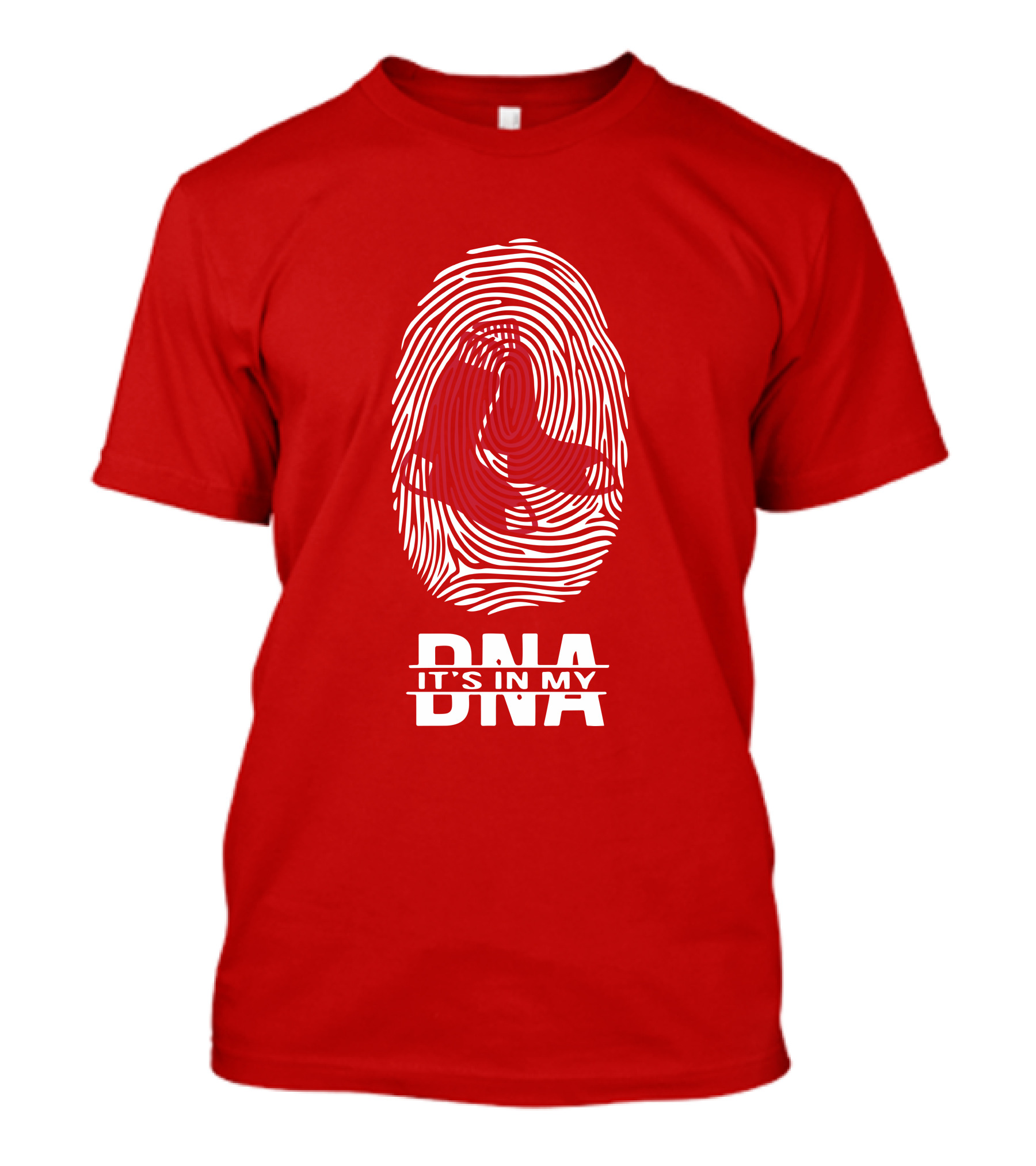Boston Red Sox It's In My DNA Fingerprint Sox T-Shirt