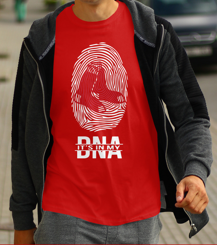 Boston Red Sox It's In My DNA Fingerprint Sox T-Shirt