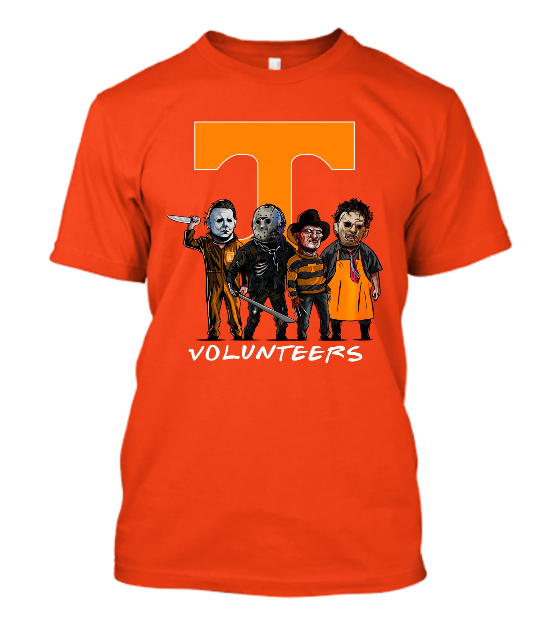 Tennessee Volunteers Halloween Horror Icons Squad T-Shirt
