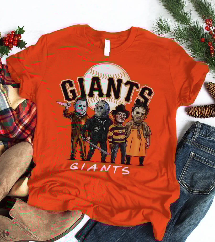 Giants Halloween The Slasher Squad T-Shirt