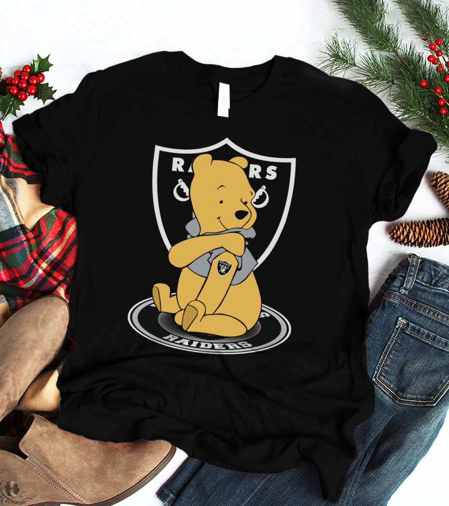 Las Vegas Raiders Winnie The Pooh Raiders T-Shirt
