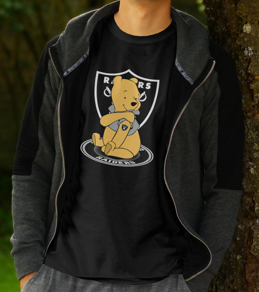 Las Vegas Raiders Winnie The Pooh Raiders T-Shirt