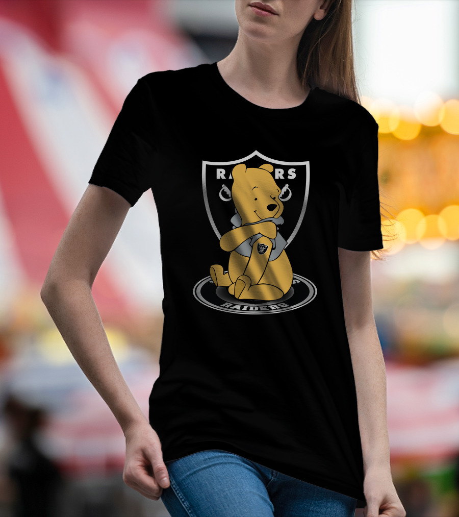 Las Vegas Raiders Winnie The Pooh Raiders T-Shirt