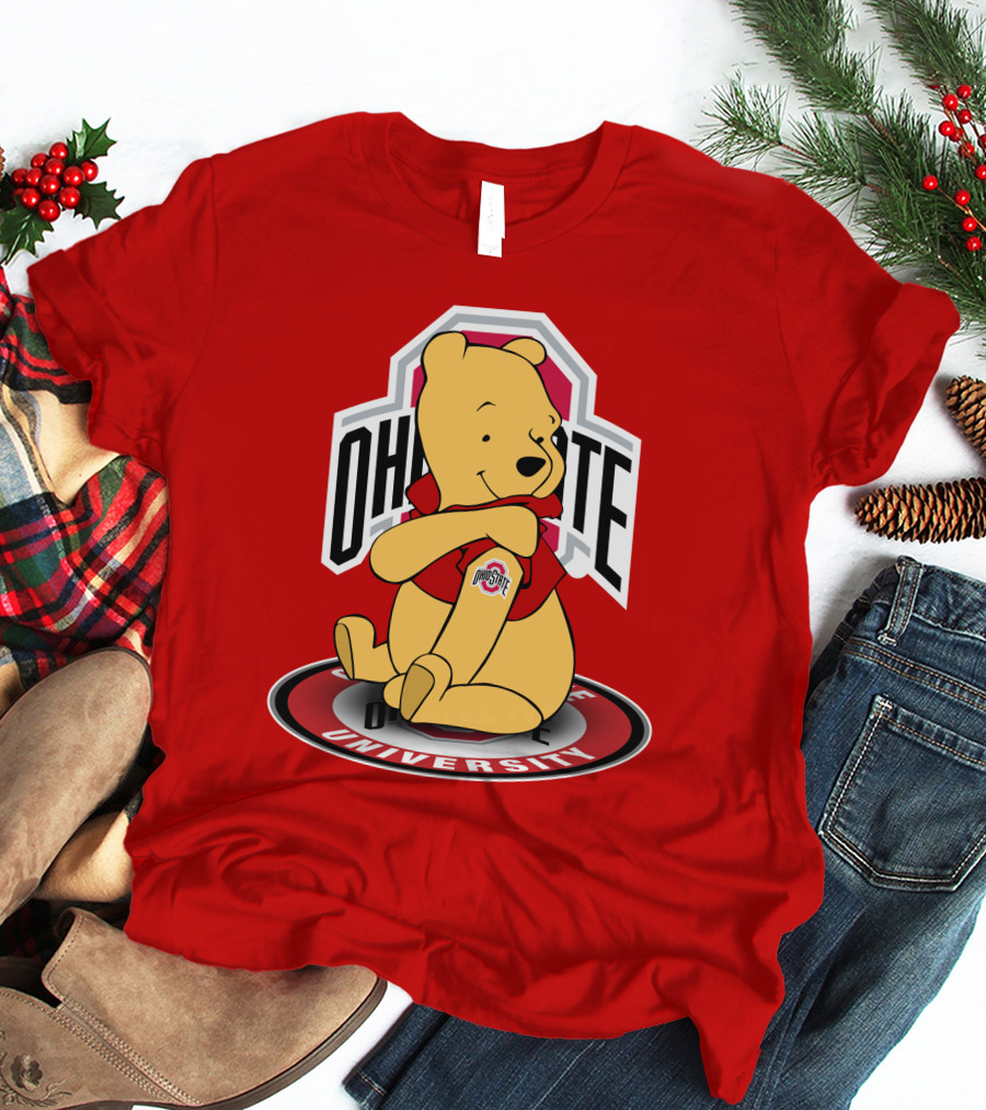 Ohio State Buckeyes Winnie The Pooh University T-Shirt