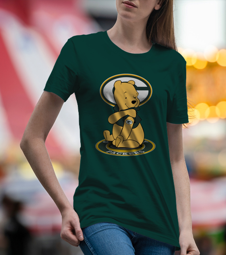 Green Bay Packers Winnie The Pooh G Logo Packers T-Shirt