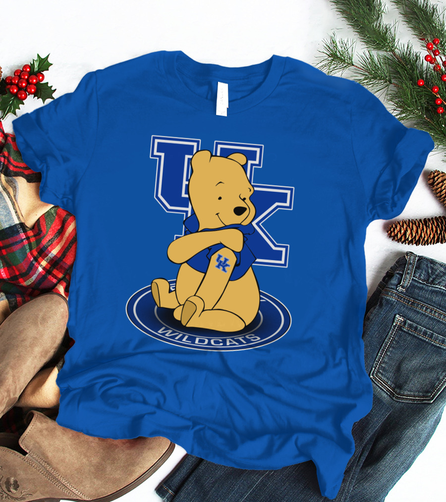 Winnie The Pooh Kentucky Wildcats UK T-Shirt