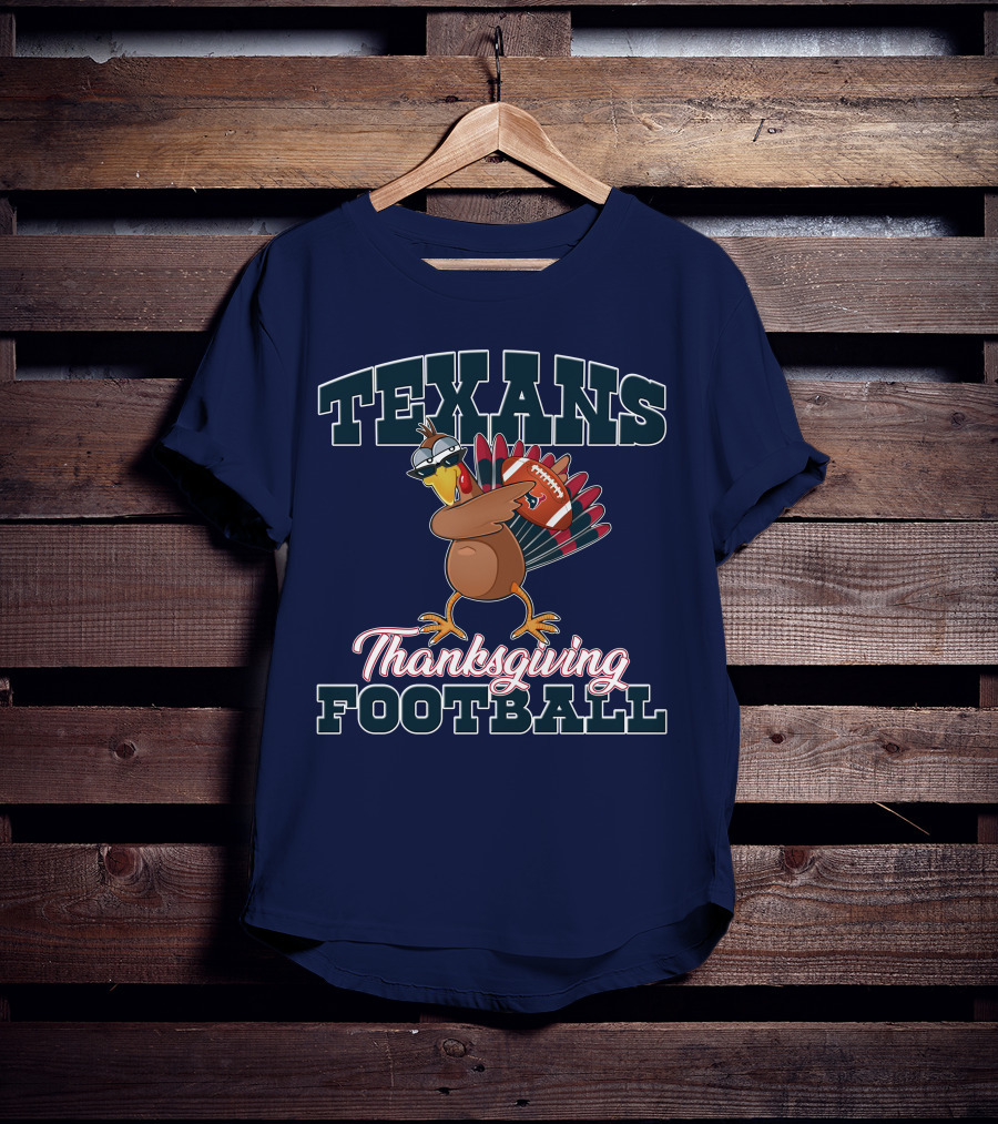 Texans Thanksgiving Football T-Shirt