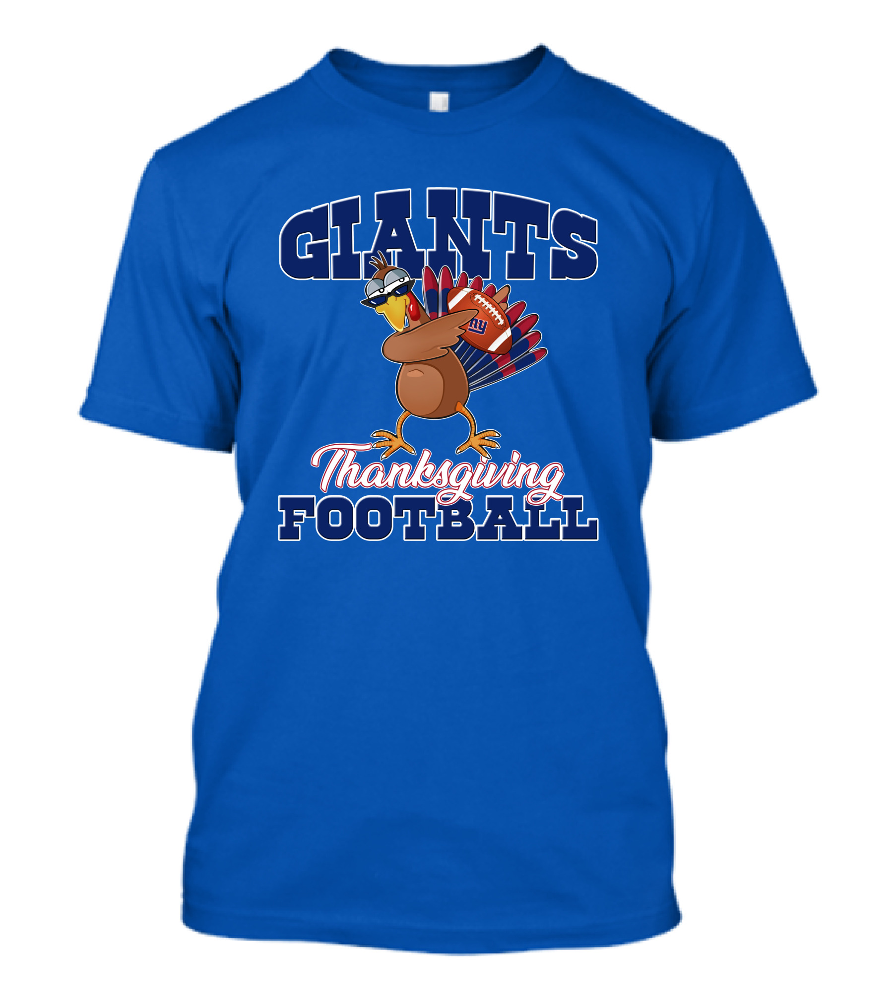 Giants Thanksgiving Football Turkey T-Shirt
