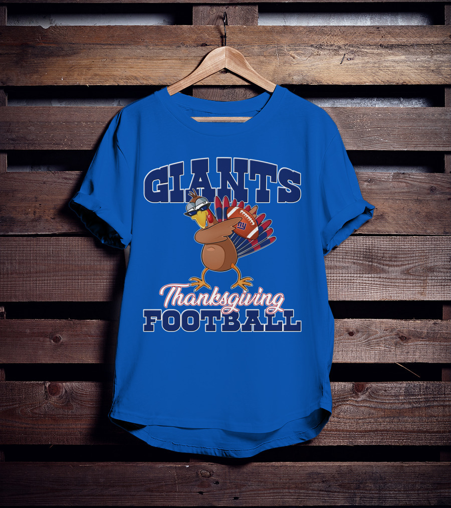 Giants Thanksgiving Football Turkey T-Shirt