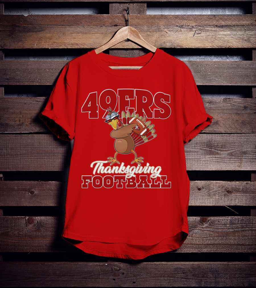 49ers Thanksgiving Football Turkey T-Shirt