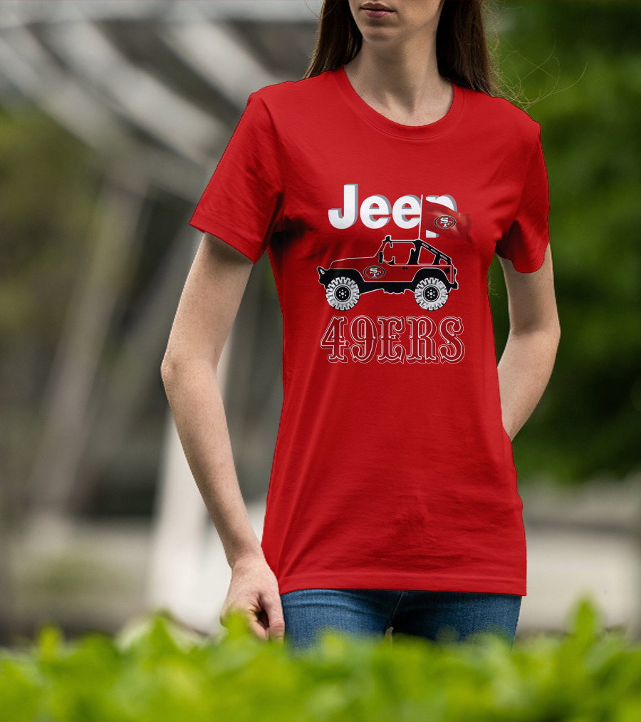 Jeep 49ers SF Flag T-Shirt
