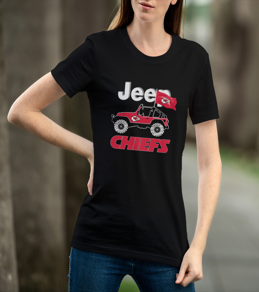 Jeep Kansas City Chiefs Red Flag T-Shirt