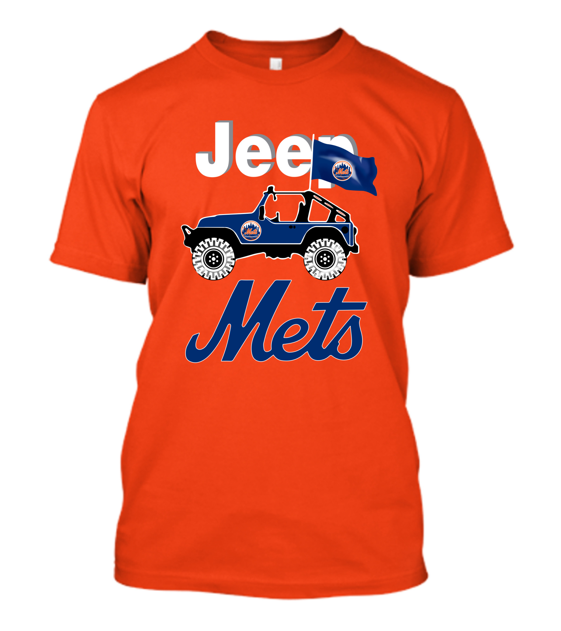 Jeep New York Mets Are Coming T-Shirt