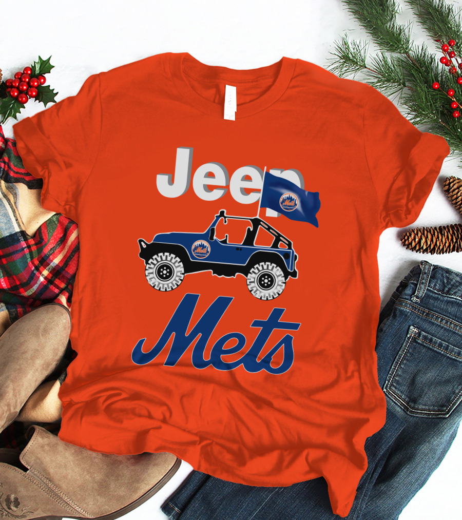 Jeep New York Mets Are Coming T-Shirt