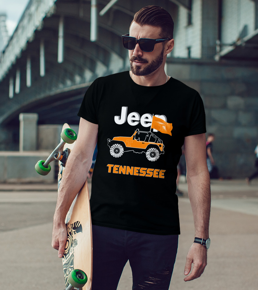Jeep Tennessee Volunteers Orange Flag Edition T-Shirt