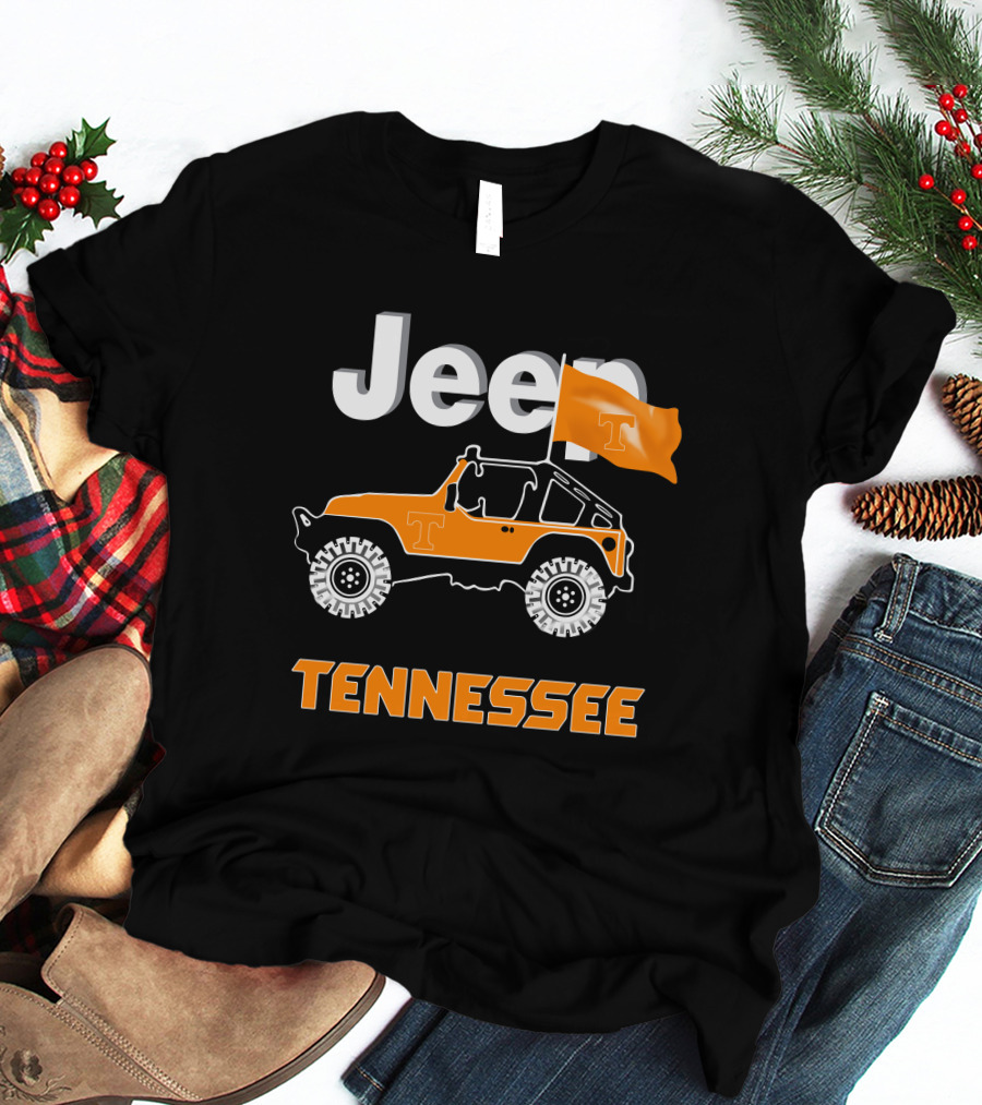 Jeep Tennessee Volunteers Orange Flag Edition T-Shirt