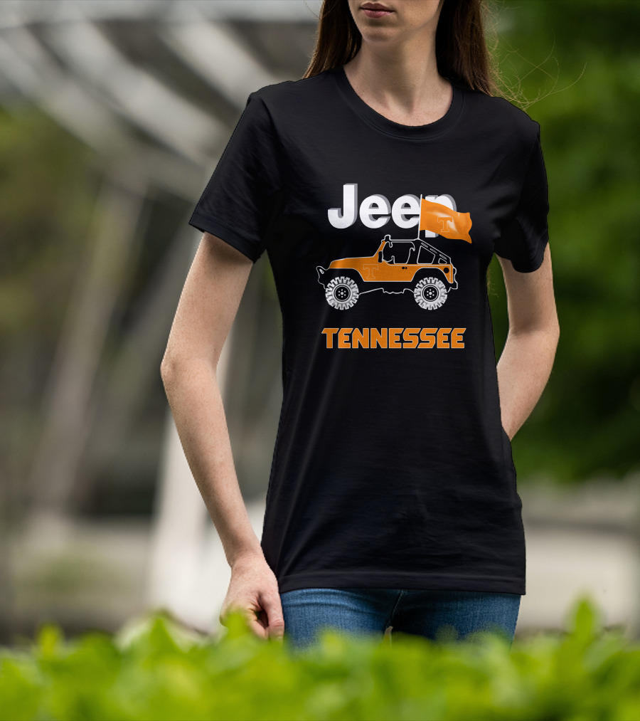 Jeep Tennessee Volunteers Orange Flag Edition T-Shirt