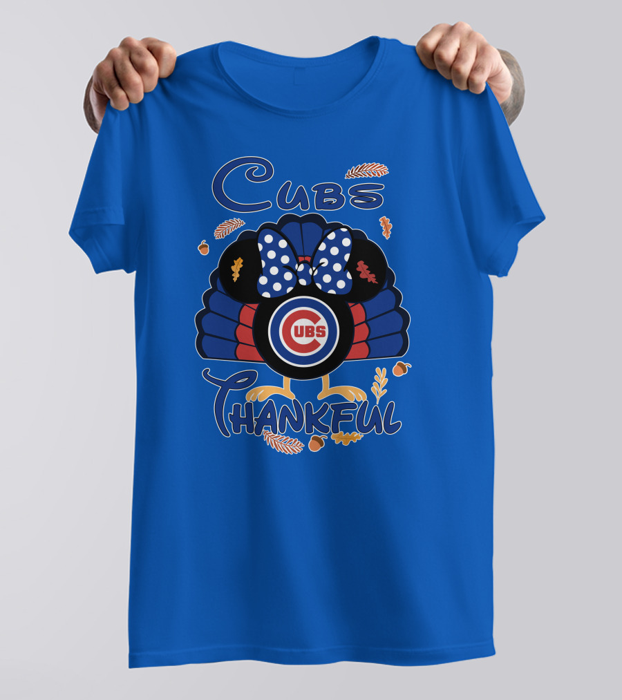 Cubs Thankful Minnie Thanksgiving T-Shirt