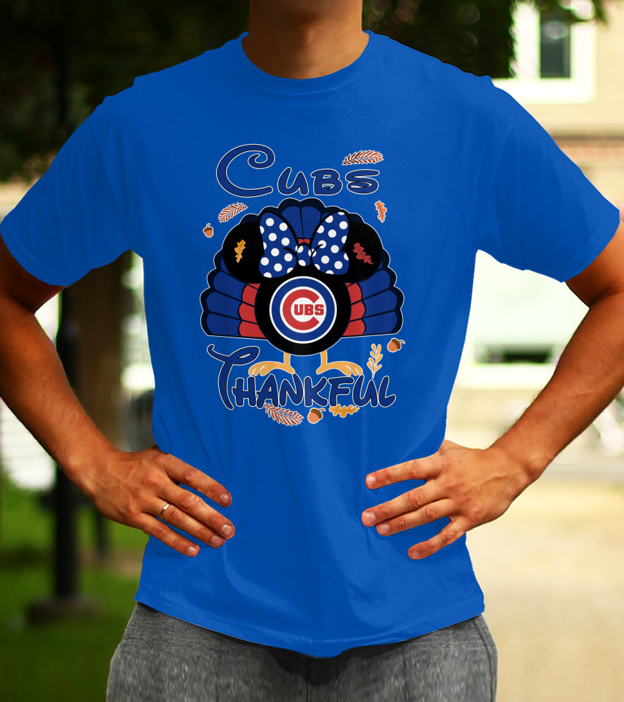 Cubs Thankful Minnie Thanksgiving T-Shirt