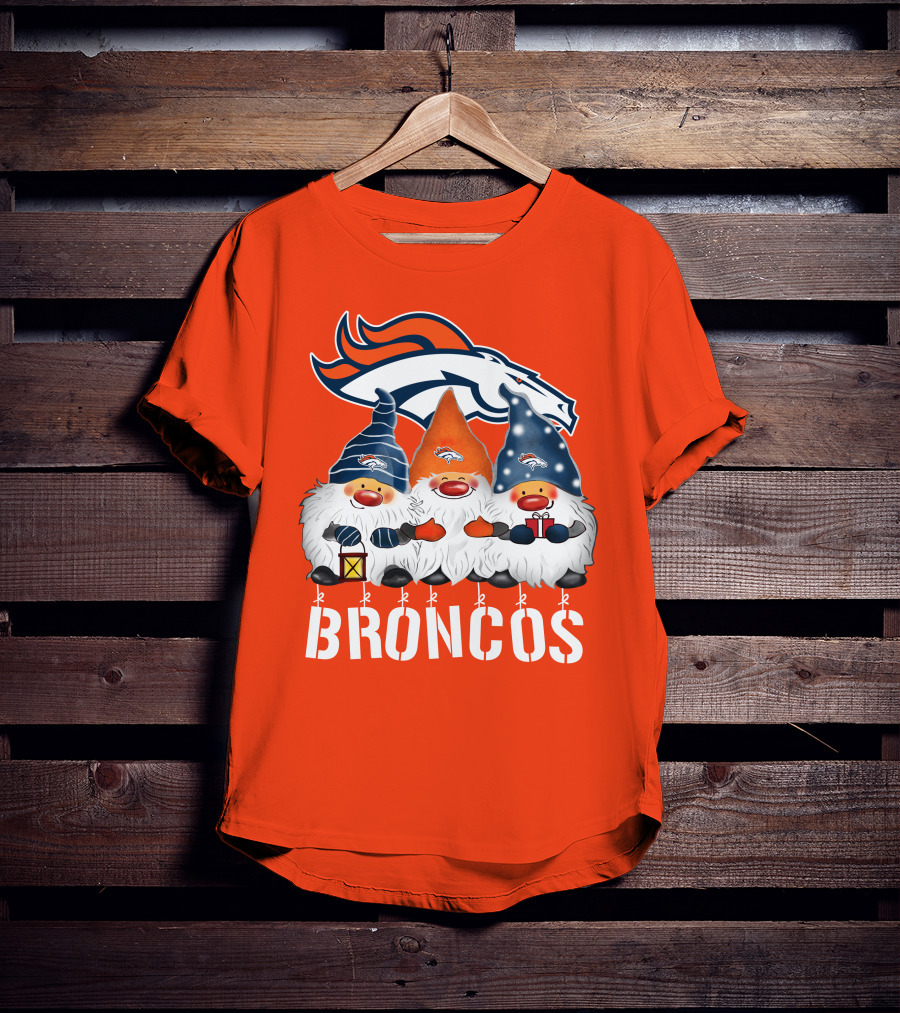 Denver Broncos Merry Christmas Happy Holidays Broncos T-Shirt