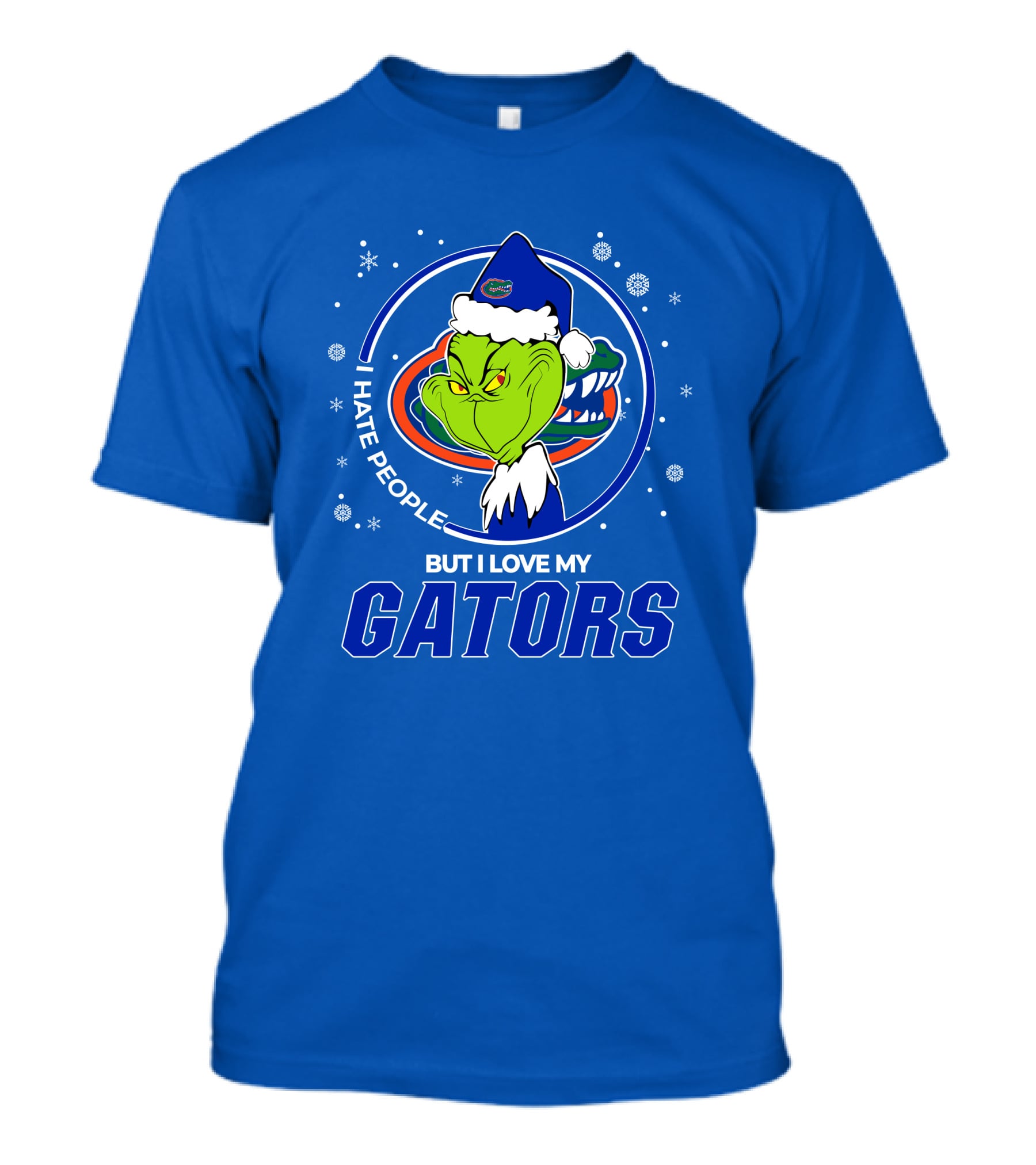 Grinch Santa I Hate People Love My Florida Gators T-Shirt