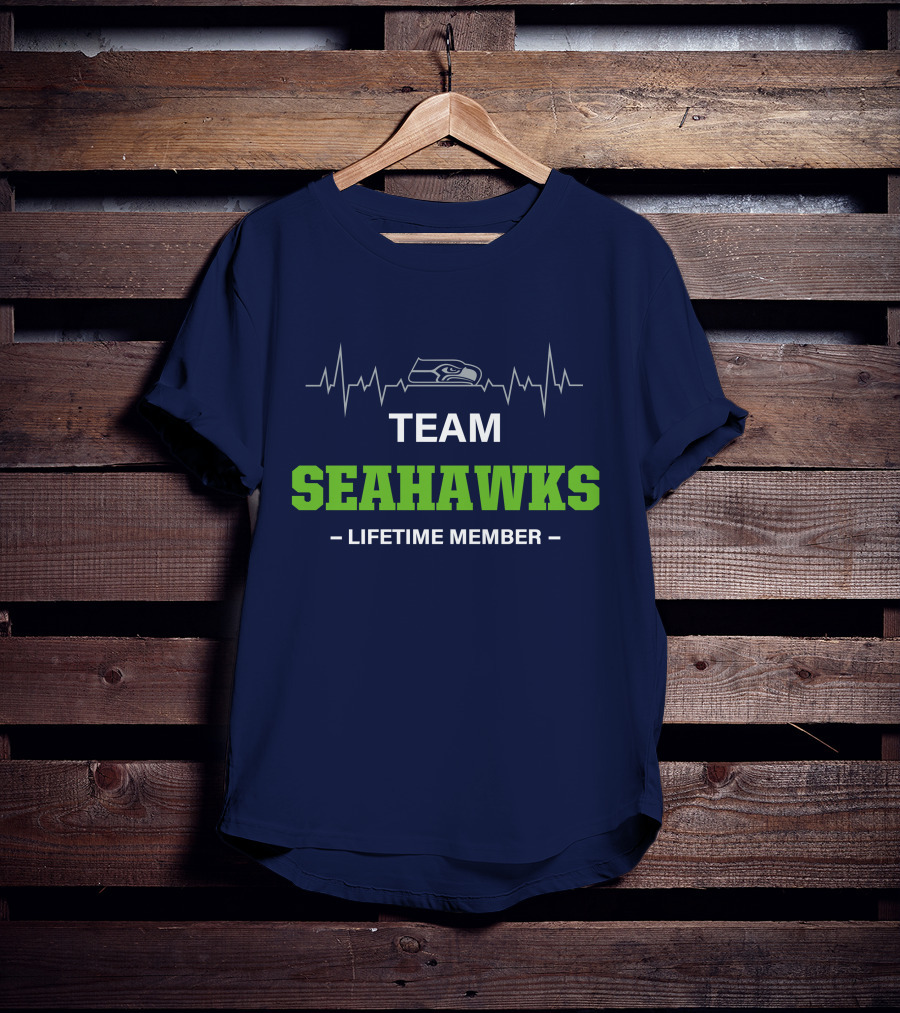 Team Seahawks Lifetime Member T-Shirt