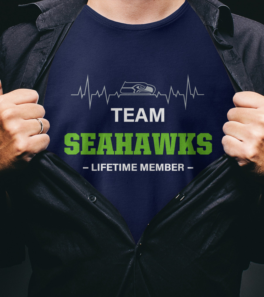Team Seahawks Lifetime Member T-Shirt