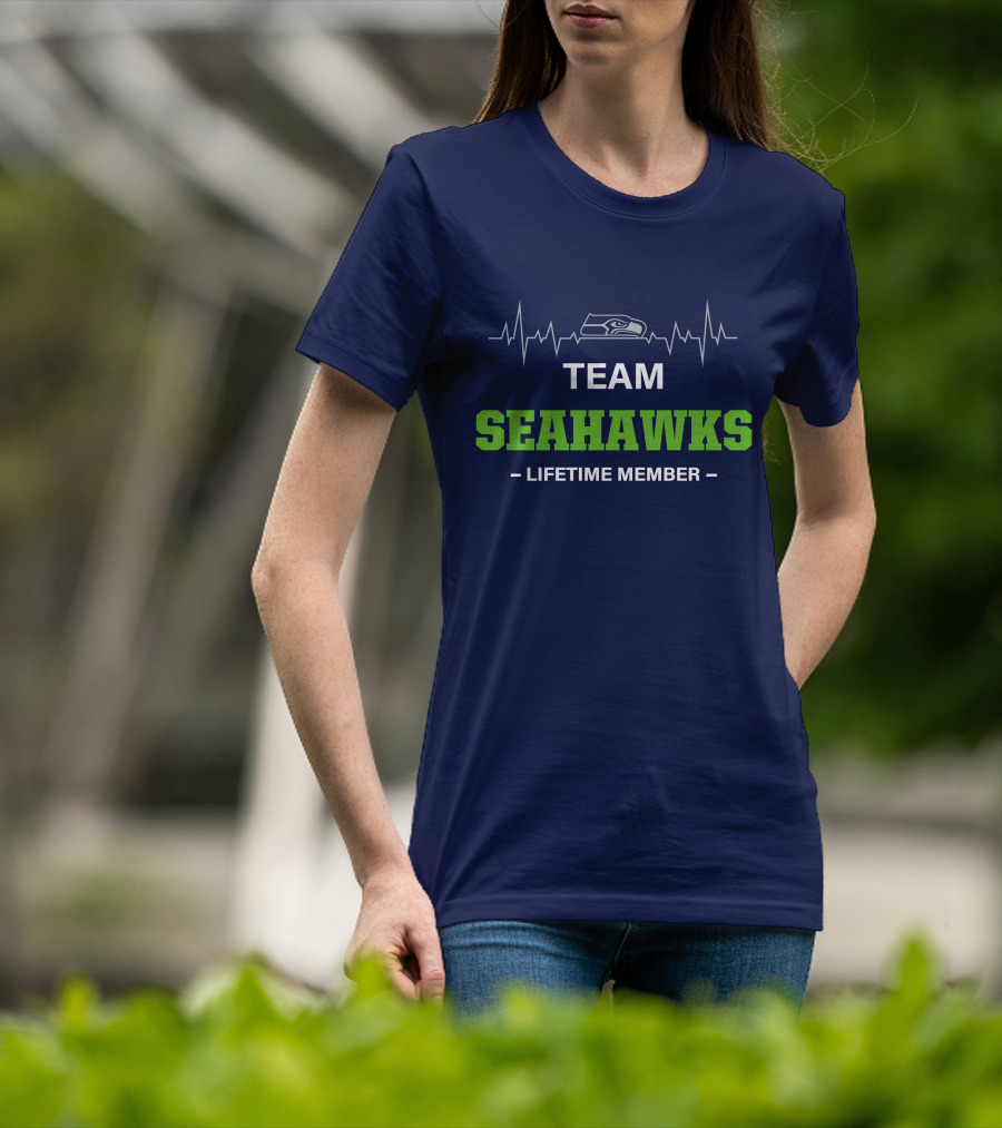 Team Seahawks Lifetime Member T-Shirt