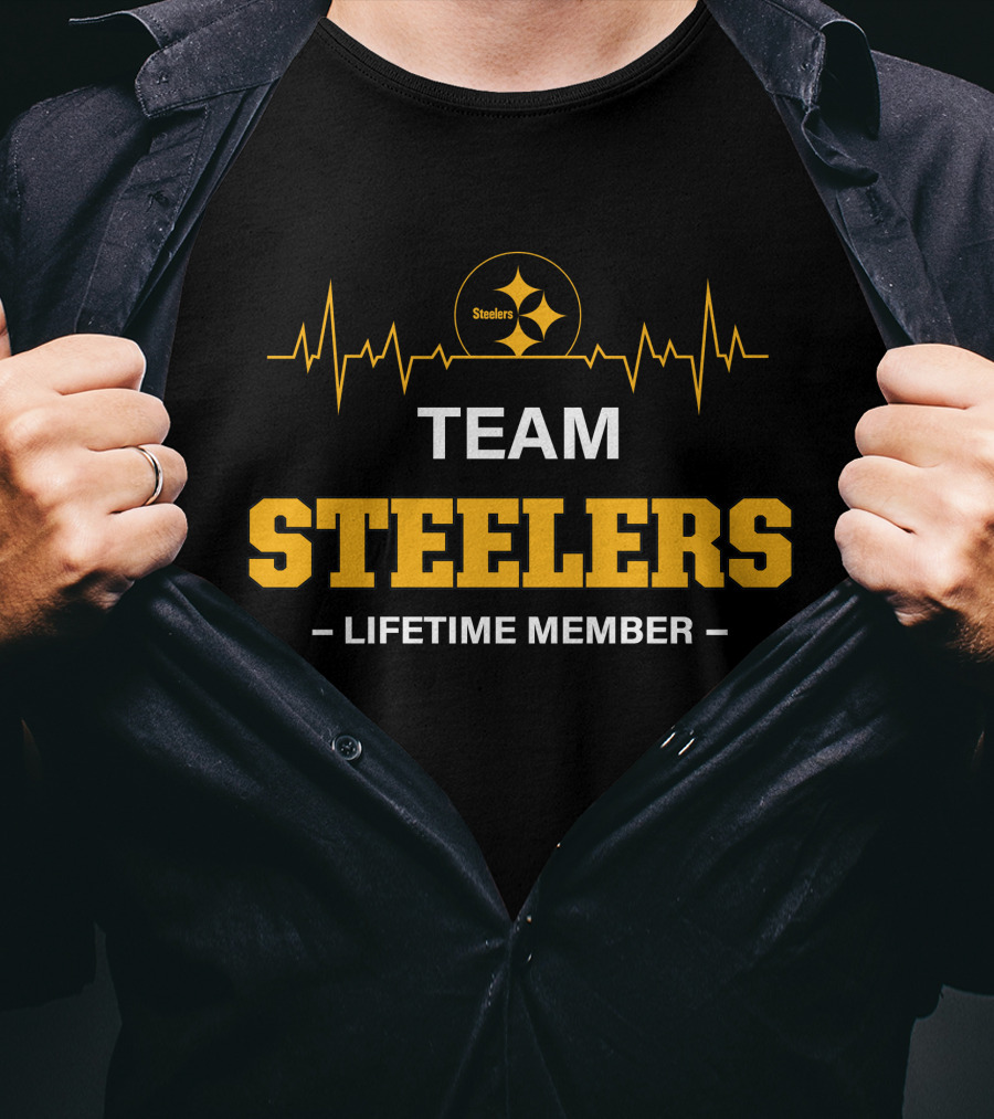 Team Steelers Lifetime Member T-Shirt