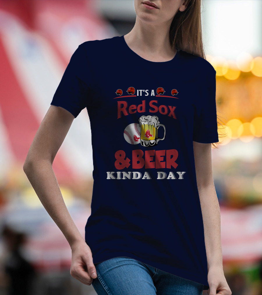 Boston Red Sox Beer Baseball Day T-Shirt