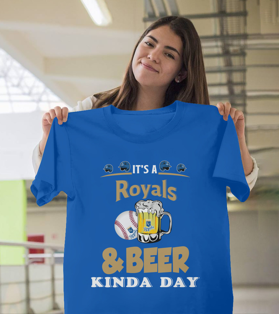 Kansas City Royals Baseball And Beer Kinda Day T-Shirt