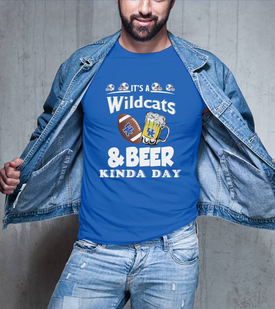 It's A Wildcats Football Beer Kinda Day T-Shirt
