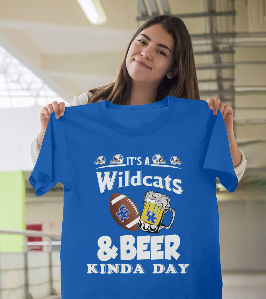 It's A Wildcats Football Beer Kinda Day T-Shirt