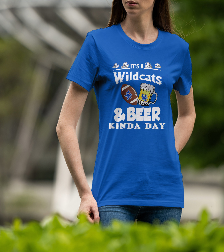 It's A Wildcats Football Beer Kinda Day T-Shirt