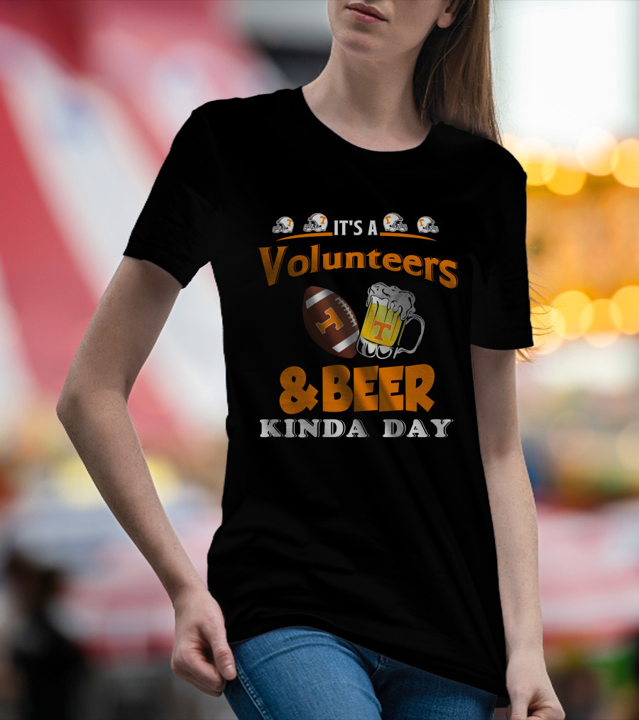 Tennessee Volunteers Football And Beer Day Celebrations T-Shirt