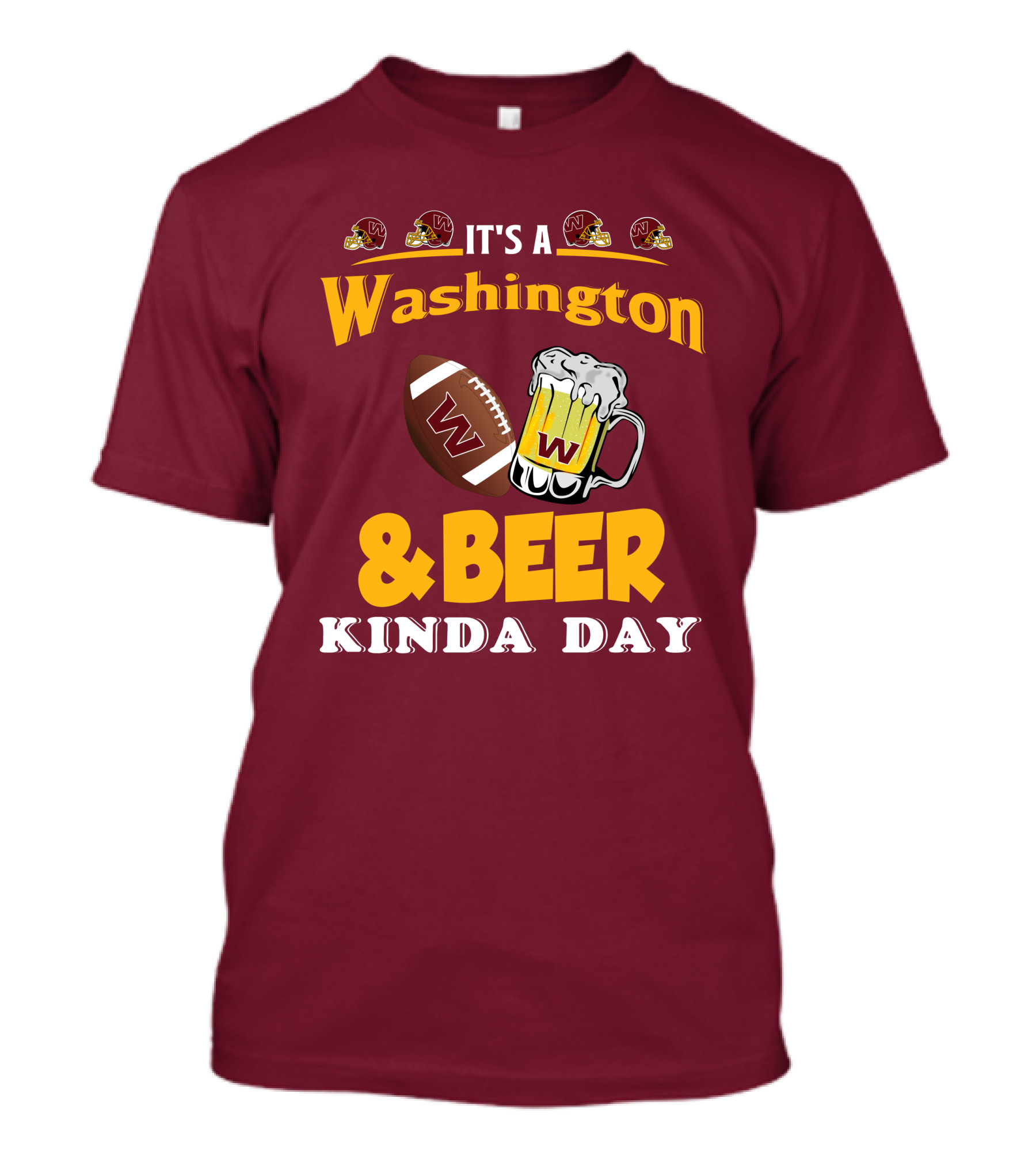 Washington Football And Beer Celebration Day T-Shirt