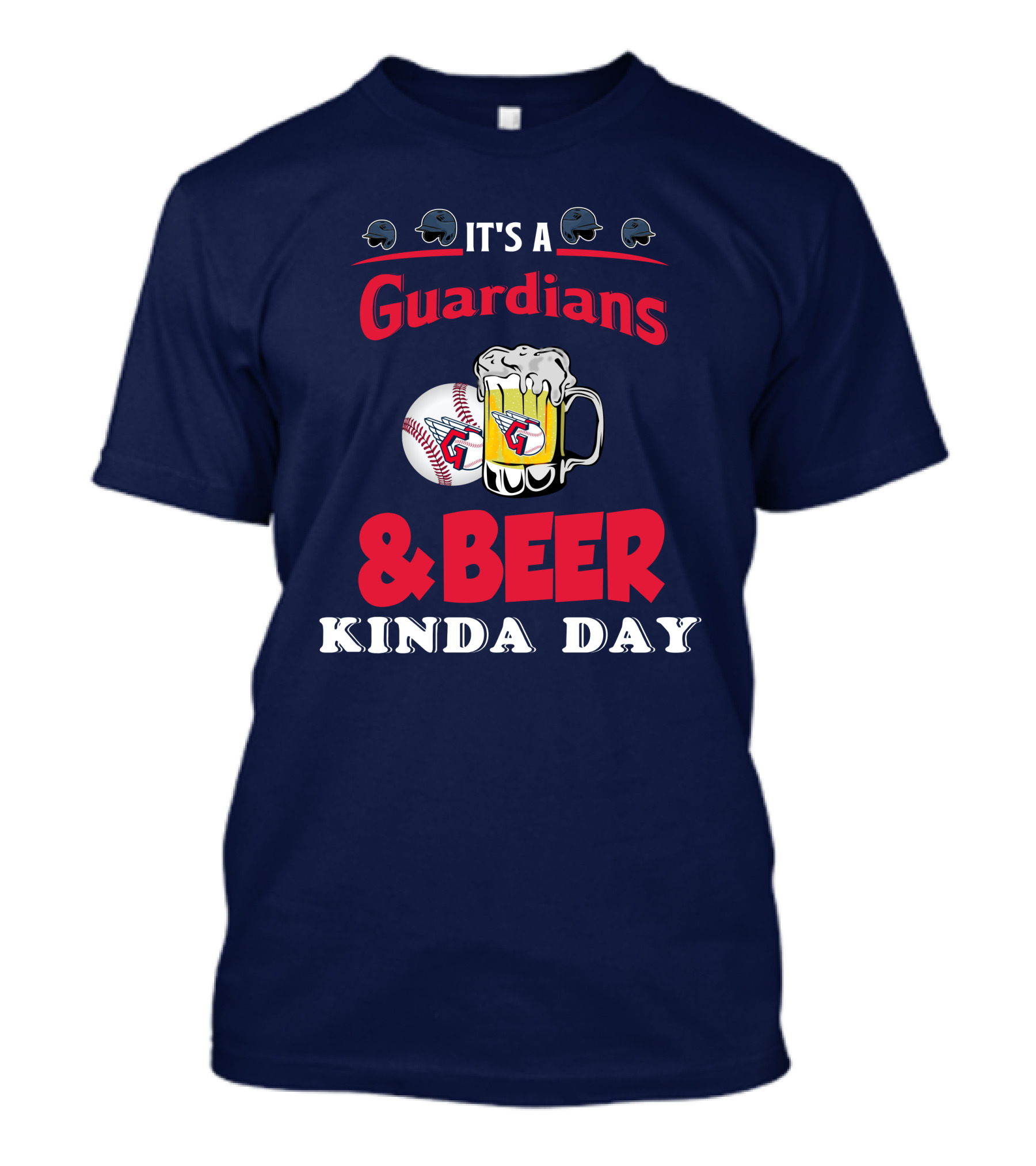 It's A Cleveland Guardians And Beer Kinda Day Baseball Mug T-Shirt